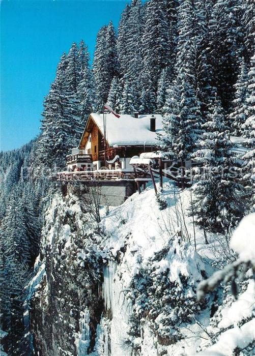 Nesselwaengle Tirol Alpengasthof Adlerhorst Winterlandschaf