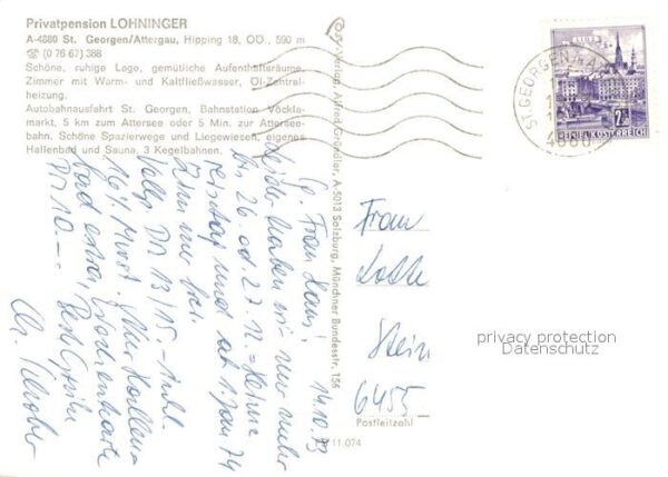 Hipping St Georgen Privatpension Lohninger Landschaftspano – Bild 2