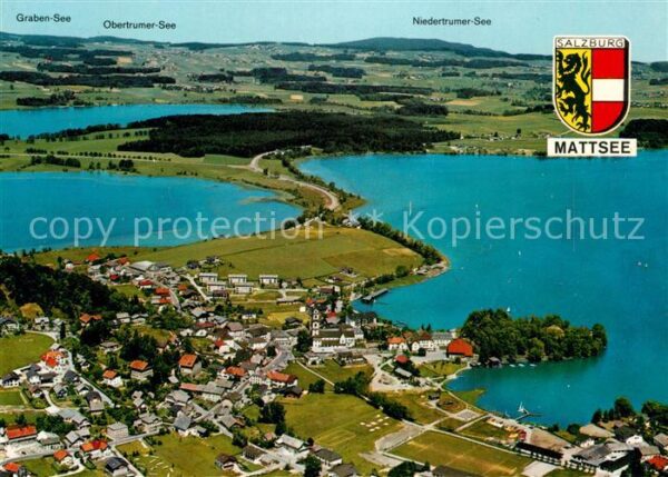 Mattsee Salzburg mit Seespitz Schlossberg Wartstein Seen