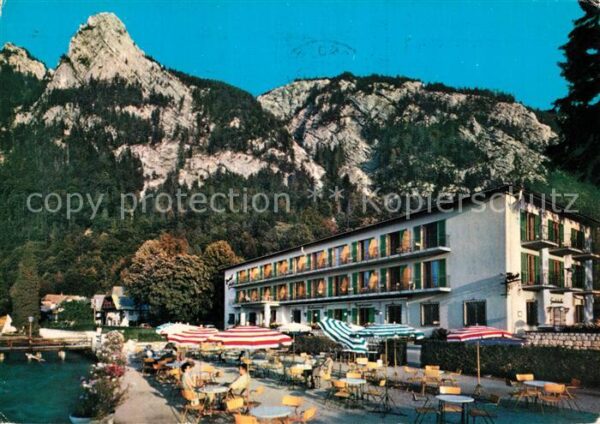 Weissenbach Attersee Hotel Restaurant Terrasse