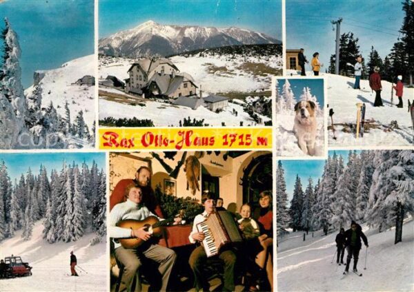 Hirschwang Rax Rax Otto Haus Berghaus Hausmusik Winter