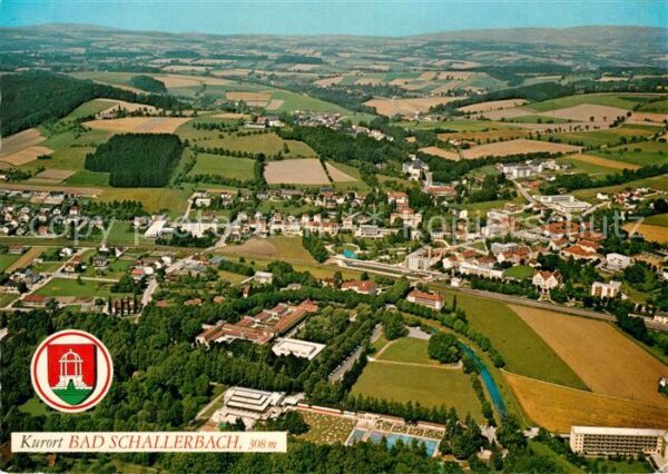 Bad Schallerbach Kurort Schwefelbad Fliegeraufnahme