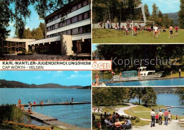 Velden Woerthersee Karl Mantler Jugenderholungsheim Cap Wö