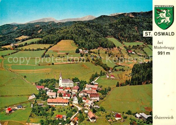 Sankt Oswald-Moederbrugg Sommerfrische Erholungsort Fliegeraufna