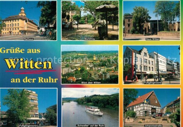 Witten Ruhr Rathaus MS Schwalbe Johannisstrasse Mar