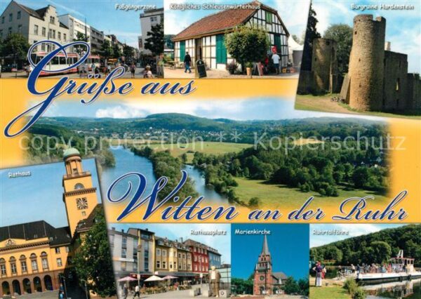 Witten Ruhr Schleusenwärterhaus Burgruine Hardenste