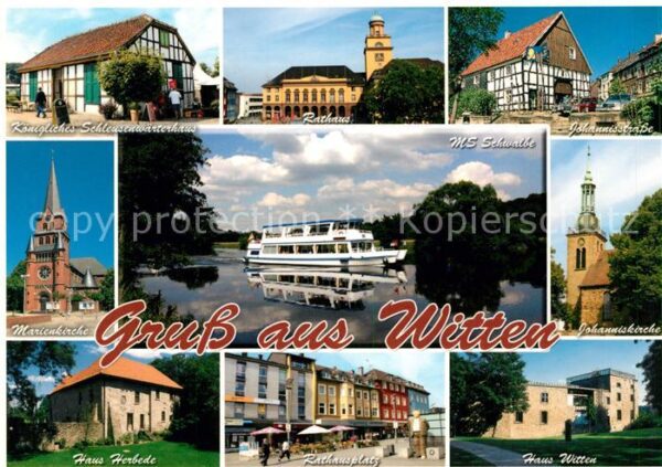 Witten Ruhr MS Schwalbe Johannisstrasse Schleusenwä