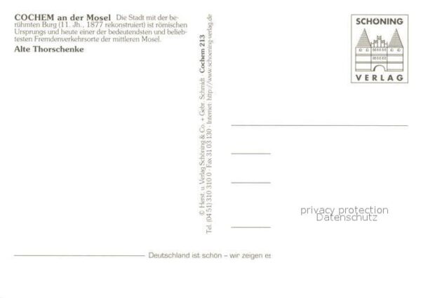 Cochem Mosel Alte Thorschenke – Bild 2