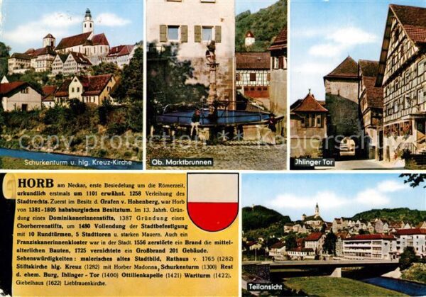 Horb Neckar Schurkenturm Kreuz-Kirche Ihlinger Tor