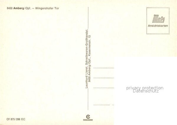 Amberg Oberpfalz Wingershofer Tor – Bild 2