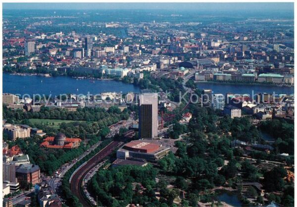 Hamburg Messe Fliegeraufnahme Congress Centrum