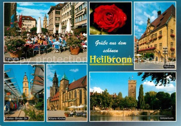 Heilbronn Neckar Kiliansplatz Rathaus Gustav-Binder-Stra