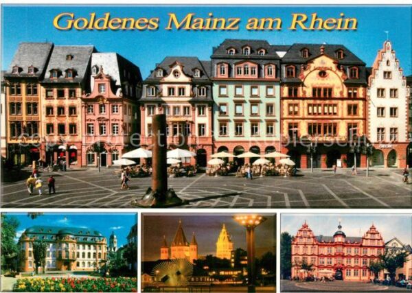 Mainz Rhein Markthäuser Osteiner Hof Dom Gutenbergm