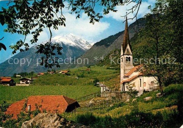Oberplars Algund Plars di Sopra Kirche Chiesa