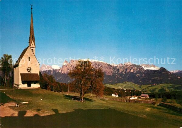 Kematen Ritten Caminata sul Renon Chiesa