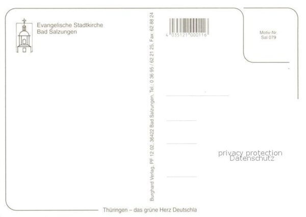 Bad Salzungen Evangelische Stadtkirche – Bild 2