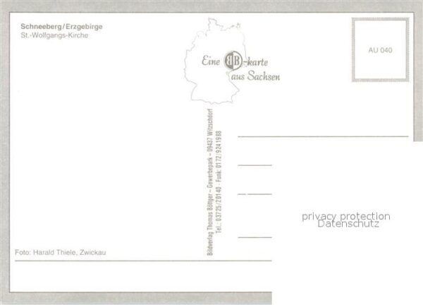 Schneeberg Erzgebirge St.-Wolfgangs-Kirche – Bild 2
