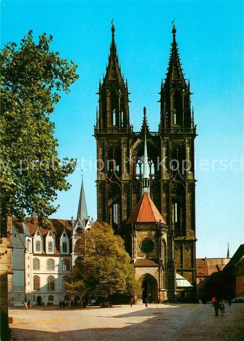 Meissen Elbe Sachsen Dom Westtürme