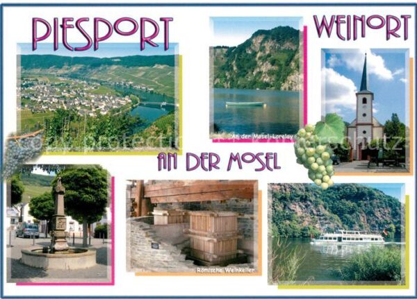 Piesport Römische Weinkeller Kirche Motorschiff