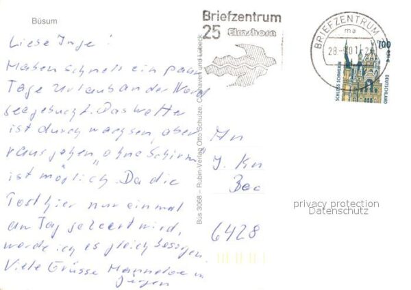 Buesum Nordseebad Leuchtturm Hafen Wellenbad Alleestrasse – Bild 2