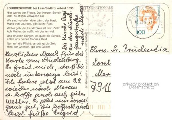 Laas Vinschgau Lourdeskirche – Bild 2