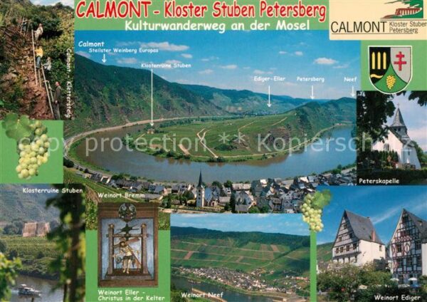 Bremm Mosel Landschaftspanorama Moselschleife Calmo