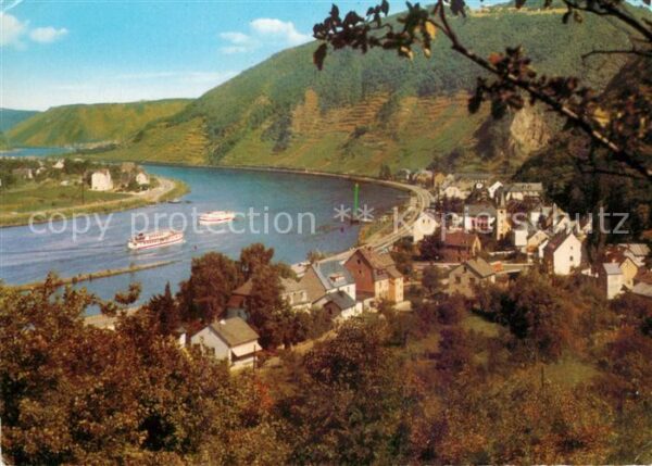 Brodenbach Panorama Blick vom Kriegerdenkmal Mosel