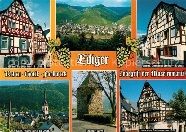 Ediger Mosel Ehem. Dauner Hof 16. Jhdt. Fachwerkhaus