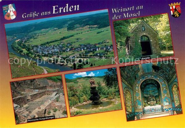 Erden Weinort an der Mosel Fliegeraufnahme Ka