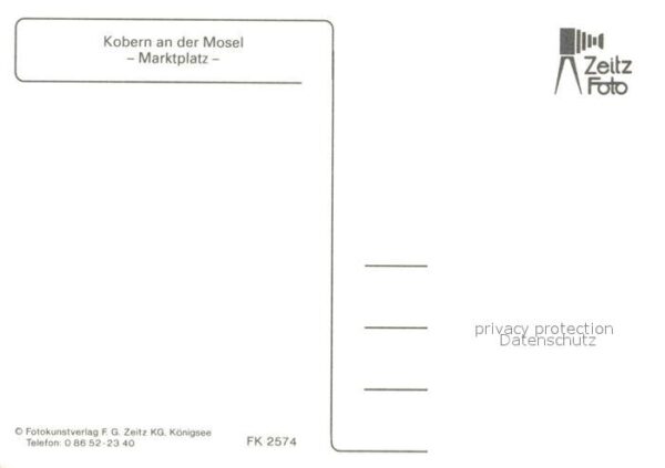 Kobern-Gondorf Marktplatz Brunnen Fachwerkhäuser – Bild 2