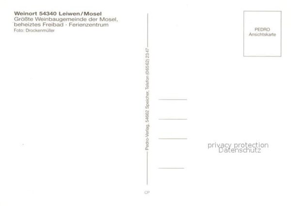 Leiwen Mosel Panorama Blick über die Mosel Weinberge – Bild 2