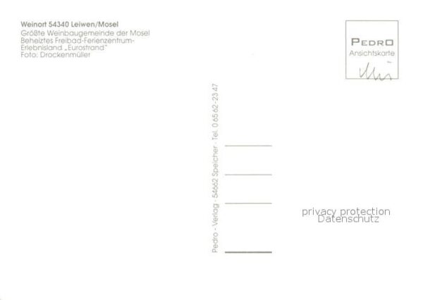 Leiwen Mosel Panorama Weinort Moseltal Ferienzentrum – Bild 2