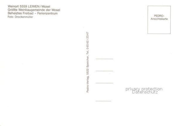 Leiwen Mosel Panorama Moseltal Weinberge Ferienzentr – Bild 2