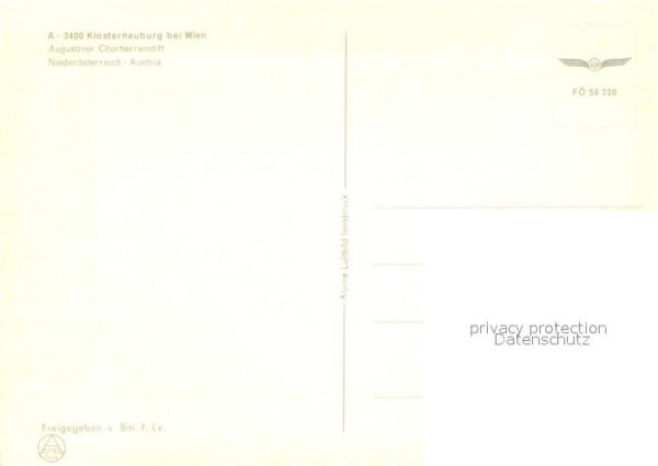 Klosterneuburg Stift Augustiner Chorherrenstift Fliege – Bild 2