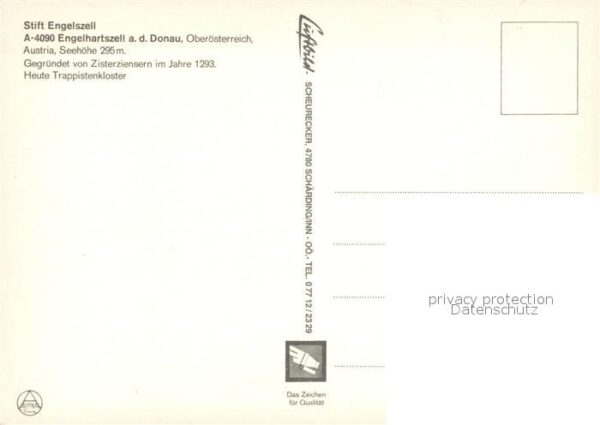Engelhartszell Donau Oberoesterreich Stift Engelszell Zisterzienserstift Klo – Bild 2