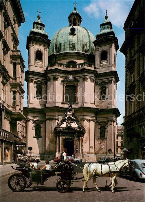 Wien Peterskirche Pferdedroschke