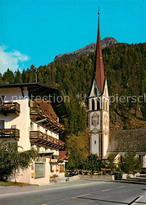 Laengenfeld Oetztal Ortsmotiv mit Kirche