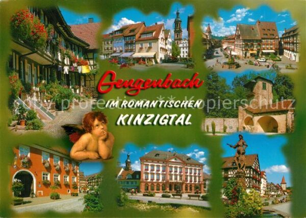 Gengenbach Teilansichten Altstadt Fachwerkhäuser B
