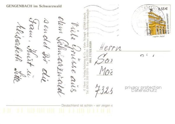 Gengenbach Teilansichten Altstadt Fachwerkhäuser B – Bild 2