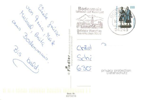 Bodenmais Landschaftspanorama Arber Gipfel Innens – Bild 2