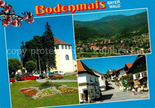 Bodenmais Stadtpanorama Grosser Arber Bayerischer