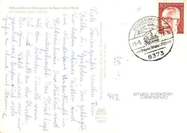 Bodenmais Panorama Luftkurort Grosser Arber Bayer – Bild 2
