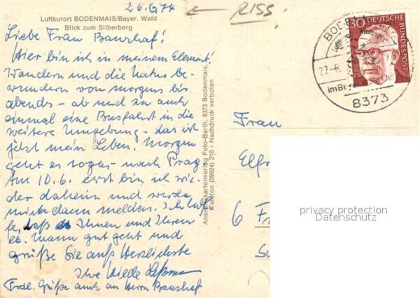 Bodenmais Panorama Luftkurort am Fusse des Arbers – Bild 2