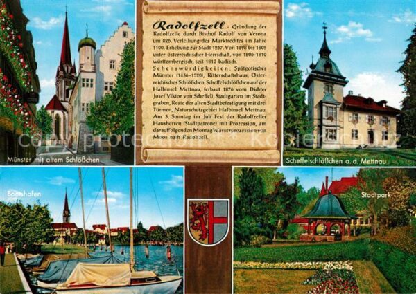 Radolfzell Bodensee Münster altes Schlösschen Bootshafen St