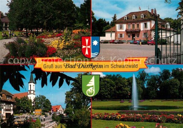 Bad Duerrheim Soleheilbad im Schwarzwald Ortsstrasse