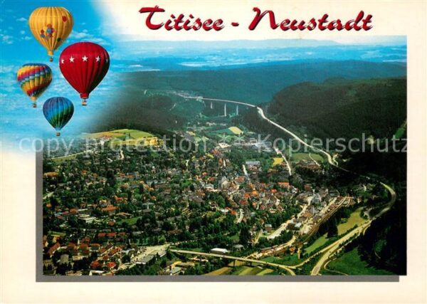 Titisee-Neustadt Ballonfahren Fliegeraufnahme