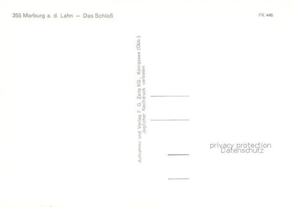 Marburg Lahn Altstadt Kirche Schloss – Bild 2