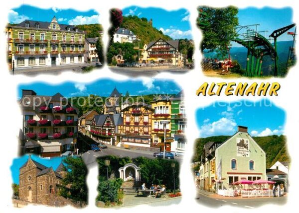 Altenahr Teilansichten Altstadt Gaststätte Resta
