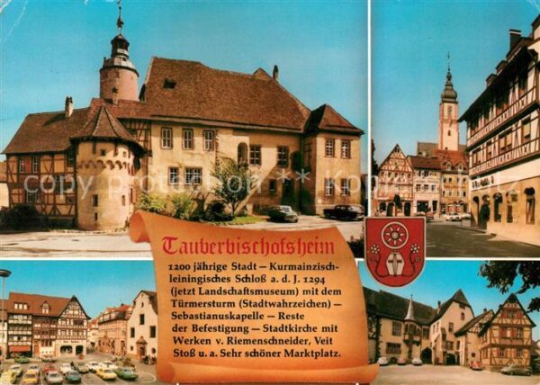Tauberbischofsheim Schloss jetzt Museum Altstadt Fachwerkh
