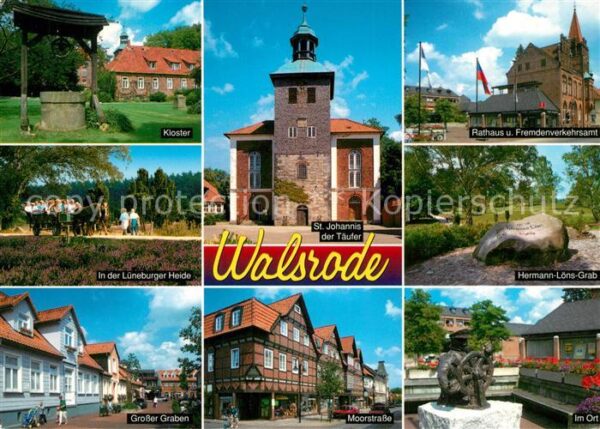 Walsrode Lueneburger Heide Kloster Pferdewagen Lüneburger Heide Gr